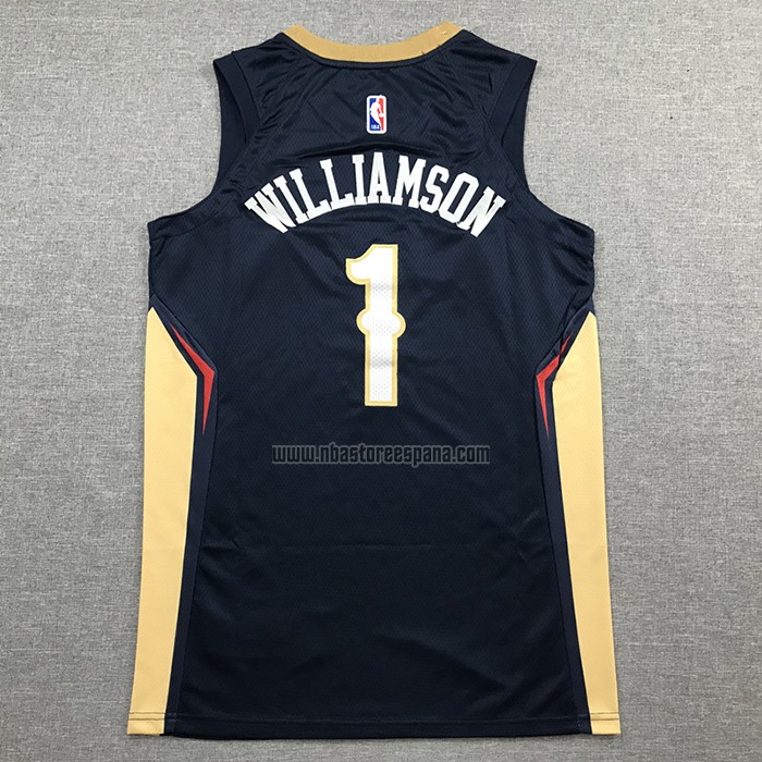 Camiseta New Orleans Pelicans Zion Williamson NO 1 Icon 2020-21 Azul